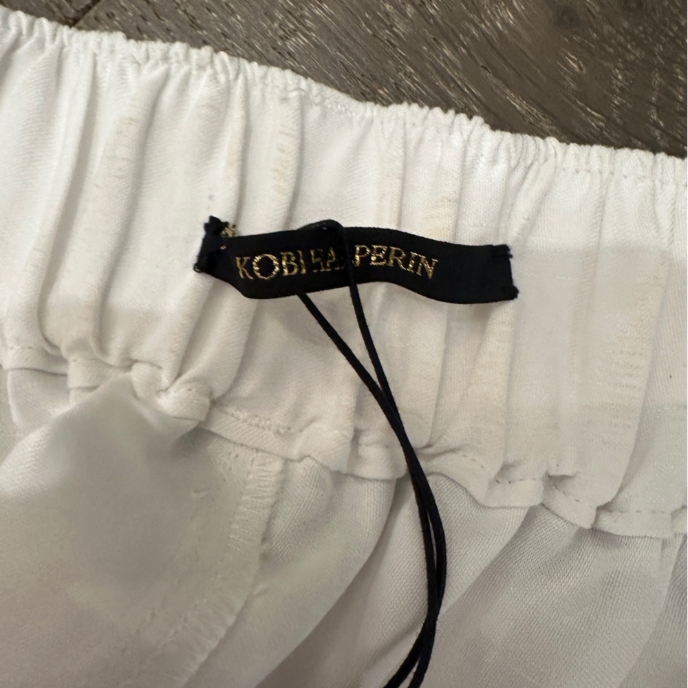 NWT Kobi Halperin Lyla Pant | White (3AB white) | size medium - Picture 3 of 6